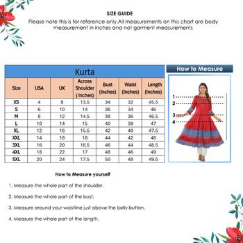 Women'S Rayon Embroidered Anarkali Kurta (Maroon) 6