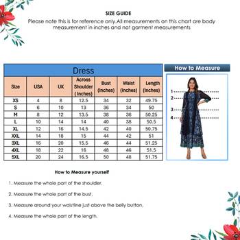 Women'S Floral Printed Flared Anarkali Dress With Jacket (Blue) 6