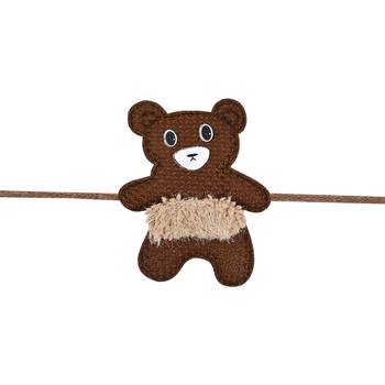 Soft fancy cartoon character kids rakhi rakhi with roli chawal & rakshabandhan card for new born baby/bro/brother  3