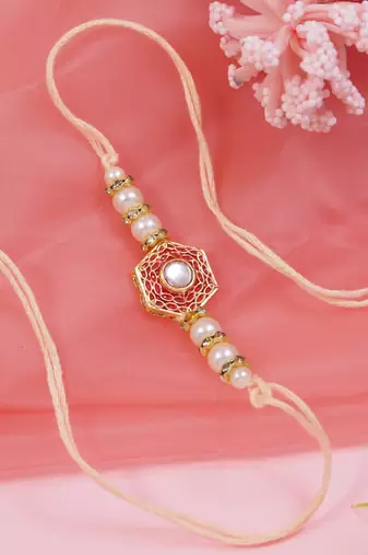 Fancy rakhi with roli chawal & rakshabandhan card for baby boys/bro/brother/bhai (r261)