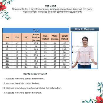 Women'S Plus Size Rayon Embroidered Top (Peach) 6