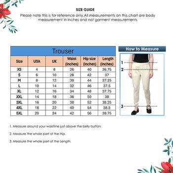 Cotton Slub Solid Regular Fit Casual Trouser Pants Off-White 6