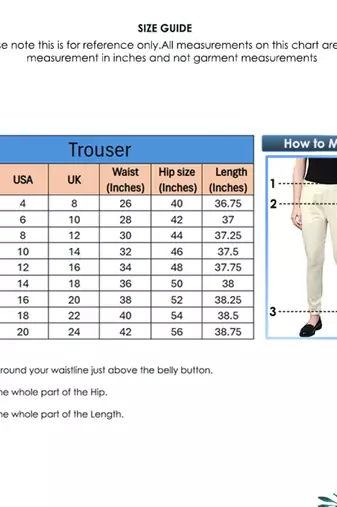 Cotton Slub Solid Regular Fit Casual Trouser Pants Off-White