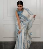 Kalamkari & Batik Weave on Pure Chanderi Cotton with Matching Blouse 