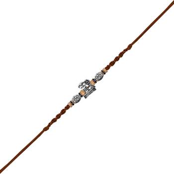 Lord shiva rakhi rakhi with roli chawal & rakshabandhan card for men/bro/brother  2