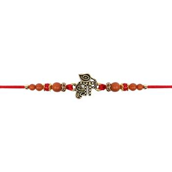 Fancy shree rakhi with roli chawal & rakshabandhan card for baby boys/bro/brother/bhai  2