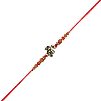 Fancy shree rakhi with roli chawal & rakshabandhan card for baby boys/bro/brother/bhai  3