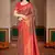 Sangam prints red silk woven work traditional saree