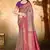 Sangam prints purple silk woven work traditional saree
