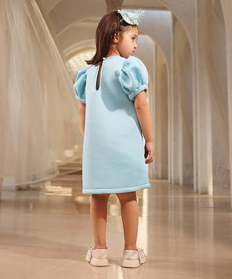 Blue neoprene dress 2