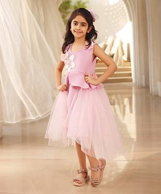 Lilac neoprene dress 1