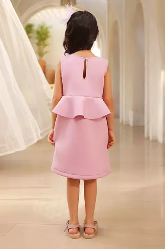 Lilac neoprene dress