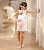 White neoprene dress