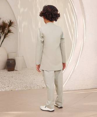 Green bandgala with pant 2