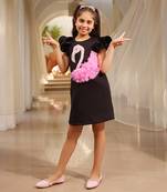 Black neoprene dress