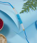 Fancy rakhi with roli chawal & rakshabandhan card for baby boys/bro/brother/bhai 