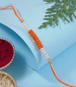 Fancy rakhi with roli chawal & rakshabandhan card for baby boys/bro/brother/bhai 