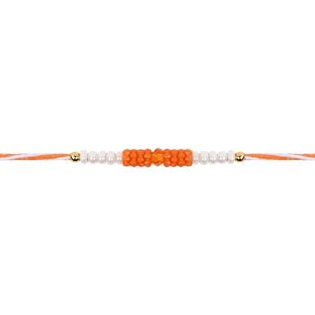 Fancy rakhi with roli chawal & rakshabandhan card for baby boys/bro/brother/bhai  3