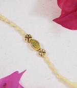 Om rakhi with roli chawal & rakshabandhan card for men/bro/brother 