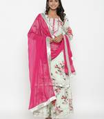 Floral printed sharara set