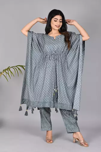 Muslin kaftan set