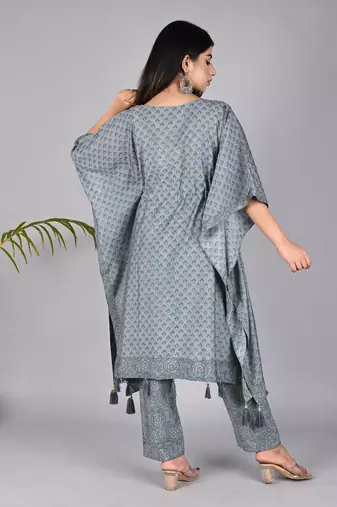 Muslin kaftan set