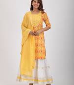 Gota patti printed sharara set