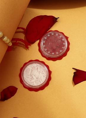 Silver Plated Om Thread Rakhi 3