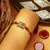 Gold Plated Mahadev Thread Rakhi with Kumkum & Chawal