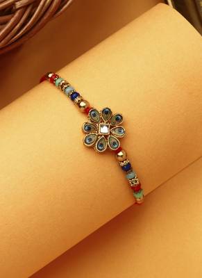 Peacock Thread Rakhi 2