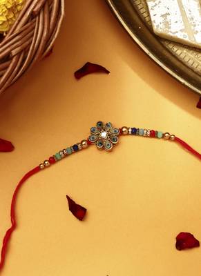 Peacock Thread Rakhi 3