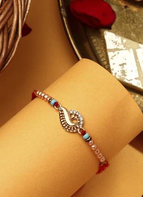Peacock Thread Rakhi 1