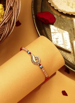Peacock Thread Rakhi 2