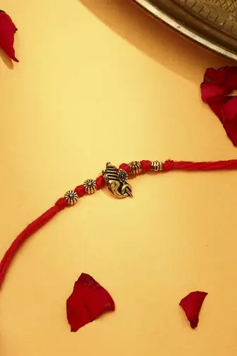 Ganesh motif rakhi
