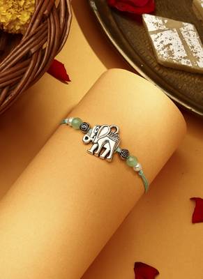 Elephant motif kid rakhi 1