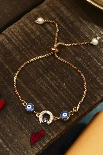 Evil eye bhaiya bhabhi rakhi set