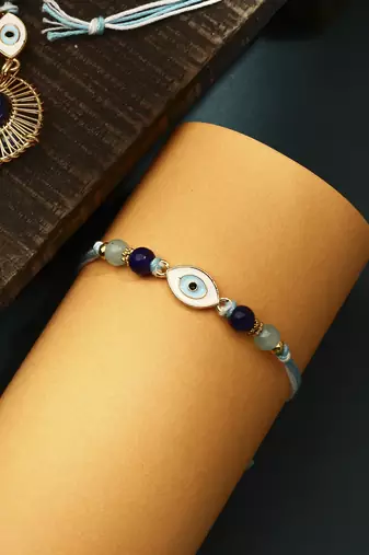 Evil eye bhaiya bhabhi rakhi set
