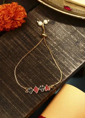 Red meenakari rakhi 2