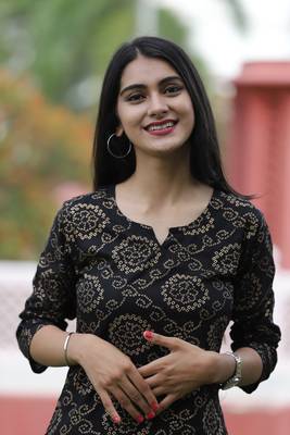 Black printed work rayon kurta with pant set 4