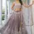 grey Butterfly Net Embroidery Thread Designer Lehenga
