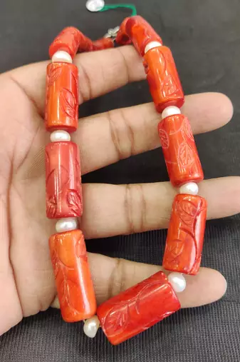 Taiwan coral necklace