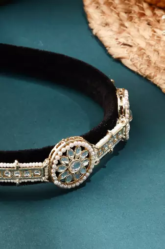 Festive Flair Kundan Hairband