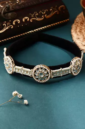 Festive Flair Kundan Hairband