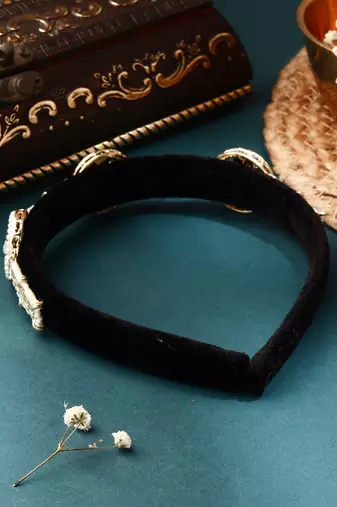 Festive Flair Kundan Hairband