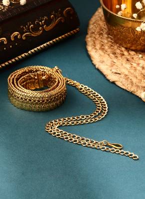 Gold Plated Laxmi Motif Kamarband 3
