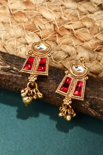 Traditional Jaipur Jadau Kundan Necklace Set