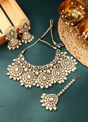 White Gold Plated Necklace Sets 1