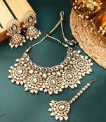 White Gold Plated Necklace Sets