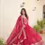 Pink Color Designer Trending Georgette Gown Dupatta Collection With Sequins Embroidered Work