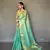 Green Kanjivaram Style of tissue silk zari weaving border Pallu saree with Blouse